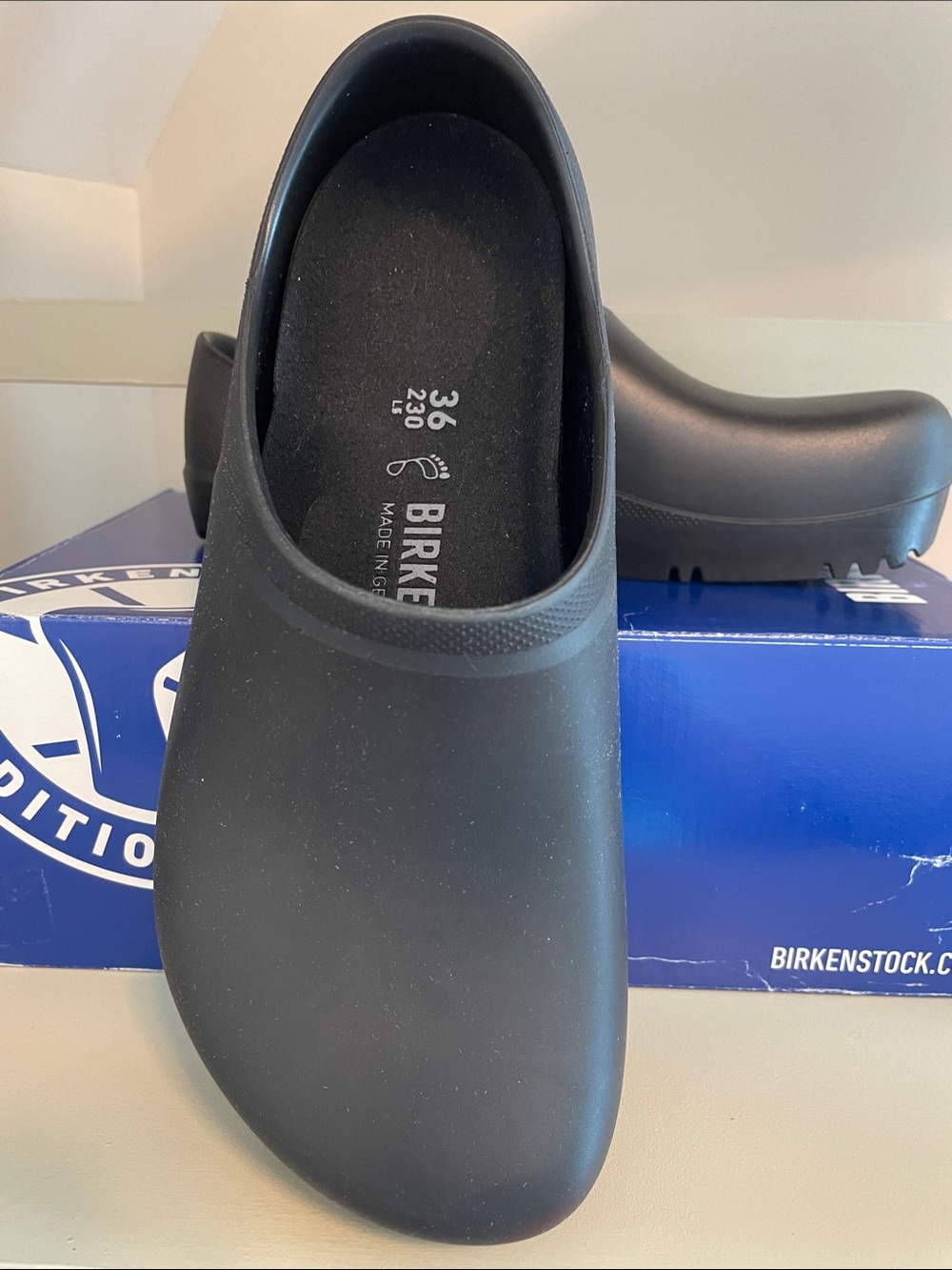 Birkenstock Black Women’s or Men’s Slip-On EVA Clog EU 36 NEW in box